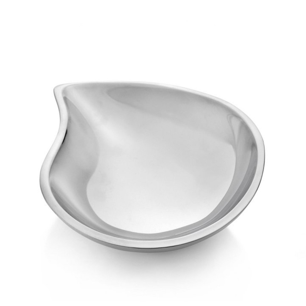 Nambe Teardrop Alloy Bowl, 13-inch Quart Serving Bowl